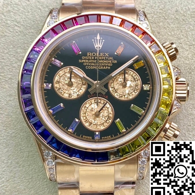 TW 116595 Rose Daytona Rolex RBOW Factory Gold 0128